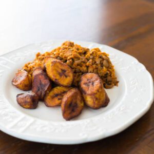 BEANS/PLANTAIN/2PCS OF FISH